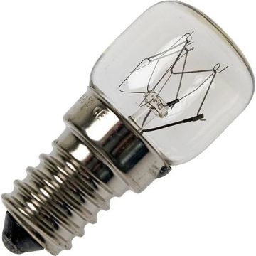 Gloeilamp | Kleine fitting E14 | Buislamp | Helder | 25mm | 25W