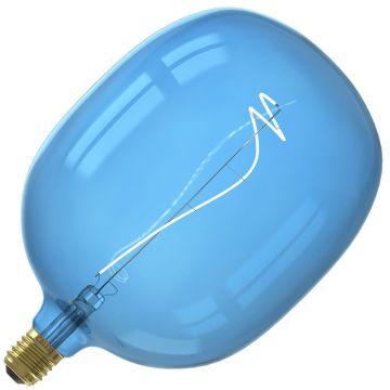 Calex | LED filament | Grote fitting E27 | Design lamp | Blauw | 170mm | 4W
