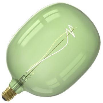 Calex | LED filament | Grote fitting E27 | Design lamp | Groen | 170mm | 4W