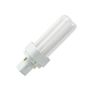 PL-C | G24D-1 Fitting | 10W | 827 Zeer Warm Wit | Opaal | 2-Pin