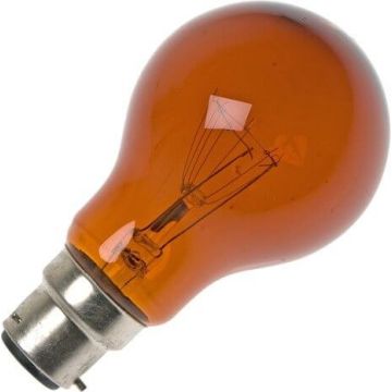 Gloeilamp | Bajonetfitting B22d | Standaardlamp | Amber | 60mm | 60W