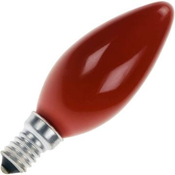 Gloeilamp | Kleine fitting E14 | Kaarslamp | Rood | 35mm | 25W