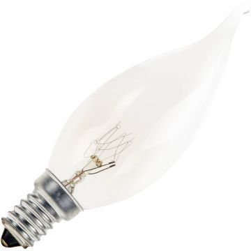 Gloeilamp | Kleine fitting E14 | Kaarslamp tip | Helder | 35mm | 40W