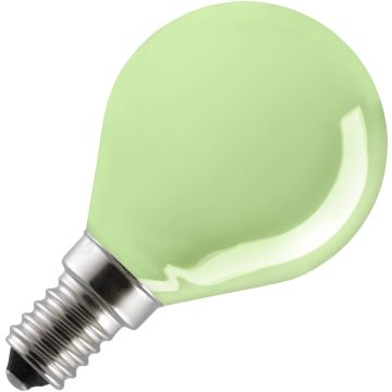 Gloeilamp | Kleine fitting E14 | Kogellamp | Groen | 45mm | 25W