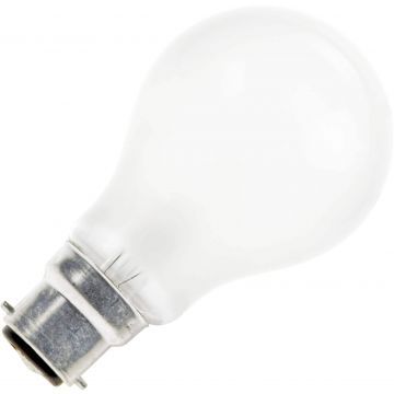 Gloeilamp | Bajonetfitting B22d | Standaardlamp | Mat | 60mm | 100W