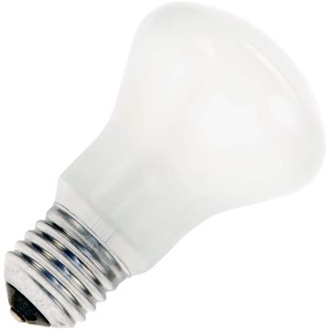 Gloeilamp | Grote fitting E27 | Superluxlamp | Opaal | 50mm | 60W