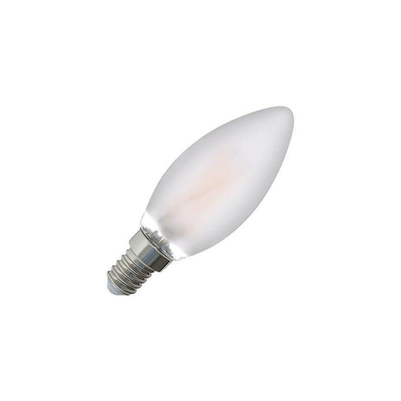 kust advies Siësta EGB | LED Kaarslamp | Kleine fitting E14 Dimbaar, 3 staps dimmer | 4W  (vervangt 45W) Mat