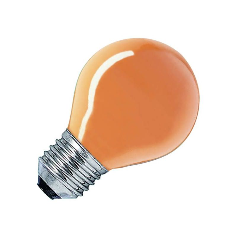 maandelijks Drastisch binair Gloeilamp Kogellamp | Grote fitting E27 | 25W Oranje