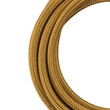 Bailey stoffen kabel 2-aderig metallic goud 3m