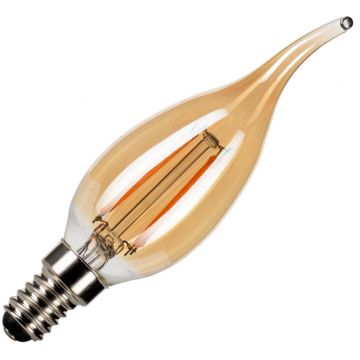 Bailey | LED Kaarslamp met tip | Kleine fitting E14  | 4W Dimbaar