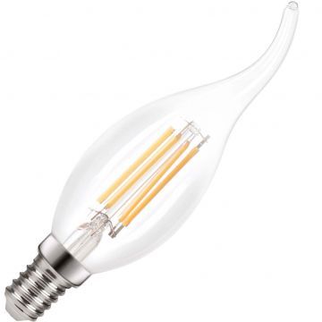 Lighto | LED Kaarslamp Tip | Kleine fitting E14 | Dimbaar | 5W (vervangt 47W)