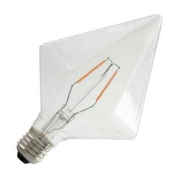 Bailey | LED Lamp Piramide | Grote fitting E27 Dimbaar | 2W (vervangt 25W)