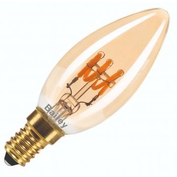 Bailey | LED Kaarslamp | Kleine fitting E14  | 2.2W Dimbaar