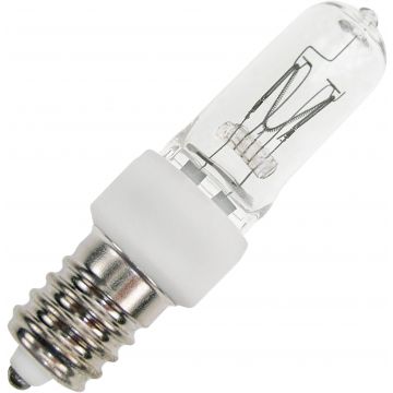 Halogeenlamp | Kleine fitting E14 | Buislamp | Helder | 60mm | 75W