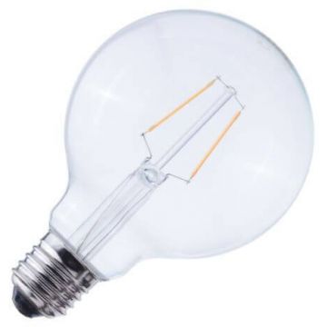 Bailey | LED Globelamp | Grote fitting E27 | 2W (vervangt 25W) 125mm