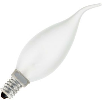 SPL | Gloeilamp Kaarslamp met tip | Kleine fitting E14 | 15W Mat