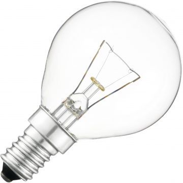 Gloeilamp Kogellamp | Kleine fitting E14 | 15W 
