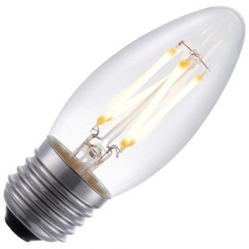 SPL | LED Kaarslamp | Grote fitting E27  | 4W Dimbaar