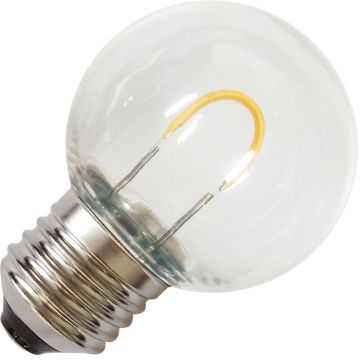 Lighto | LED Kogellamp Plastic | Grote fitting E27 | 1W