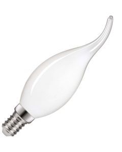Lighto | LED Kaarslamp Tip Mat | Kleine fitting E14 | Dimbaar | 5W (vervangt 47W)