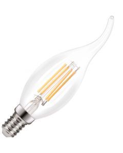 Lighto | LED Kaarslamp Tip | Kleine fitting E14 | Dimbaar | 5W (vervangt 47W)