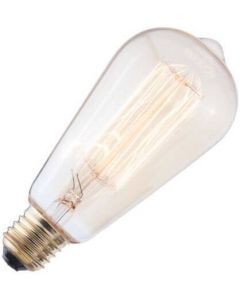 Kooldraadlamp Edison lamp | Grote fitting E27 | 40W Goud