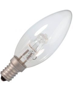 Halogeen EcoClassic Kaarslamp | Kleine fitting E14 Dimbaar | 28W