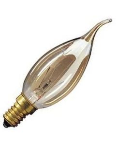 Gloeilamp Kaarslamp tip | Kleine fitting E14 | 25W Goud