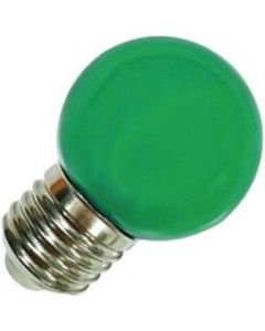Lighto | LED Kogellamp Plastic | Grote fitting E27 | 1W Groen