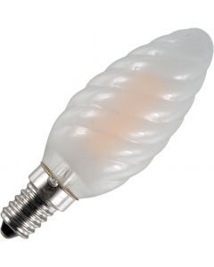 SPL | LED Kaarslamp gedraaid | Kleine fitting E14  | 4W Dimbaar