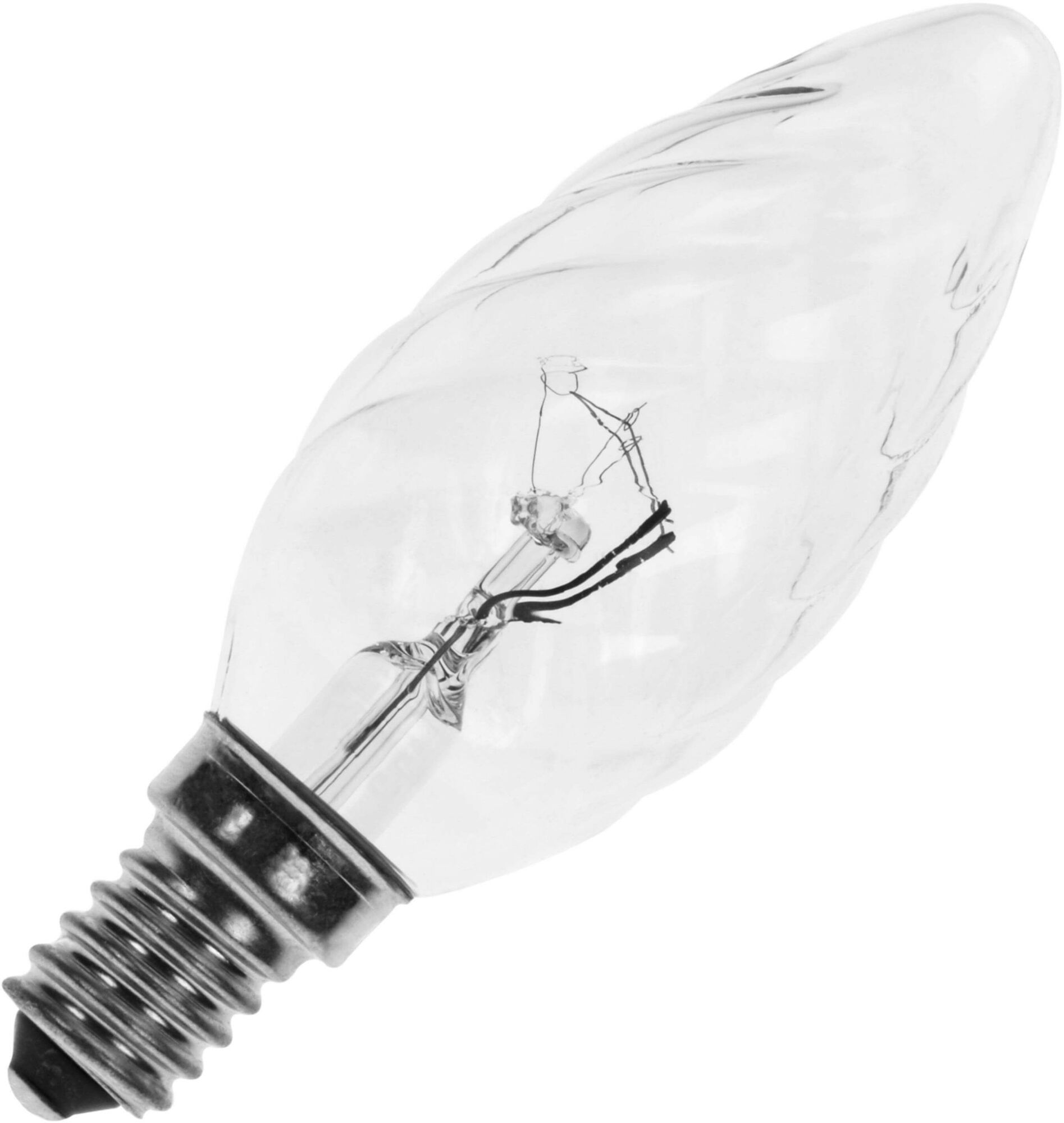 Gloeilamp Kaarslamp gedraaid | Kleine E14 | 40W