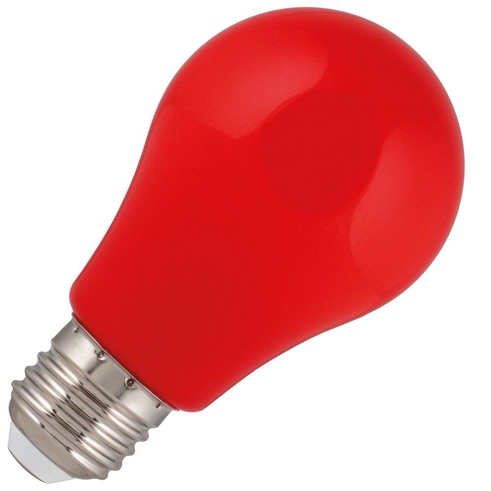 groet dood Doodskaak Bailey Party Bulb | Kunststof LED lamp | 5W Grote Fitting E27 Rood