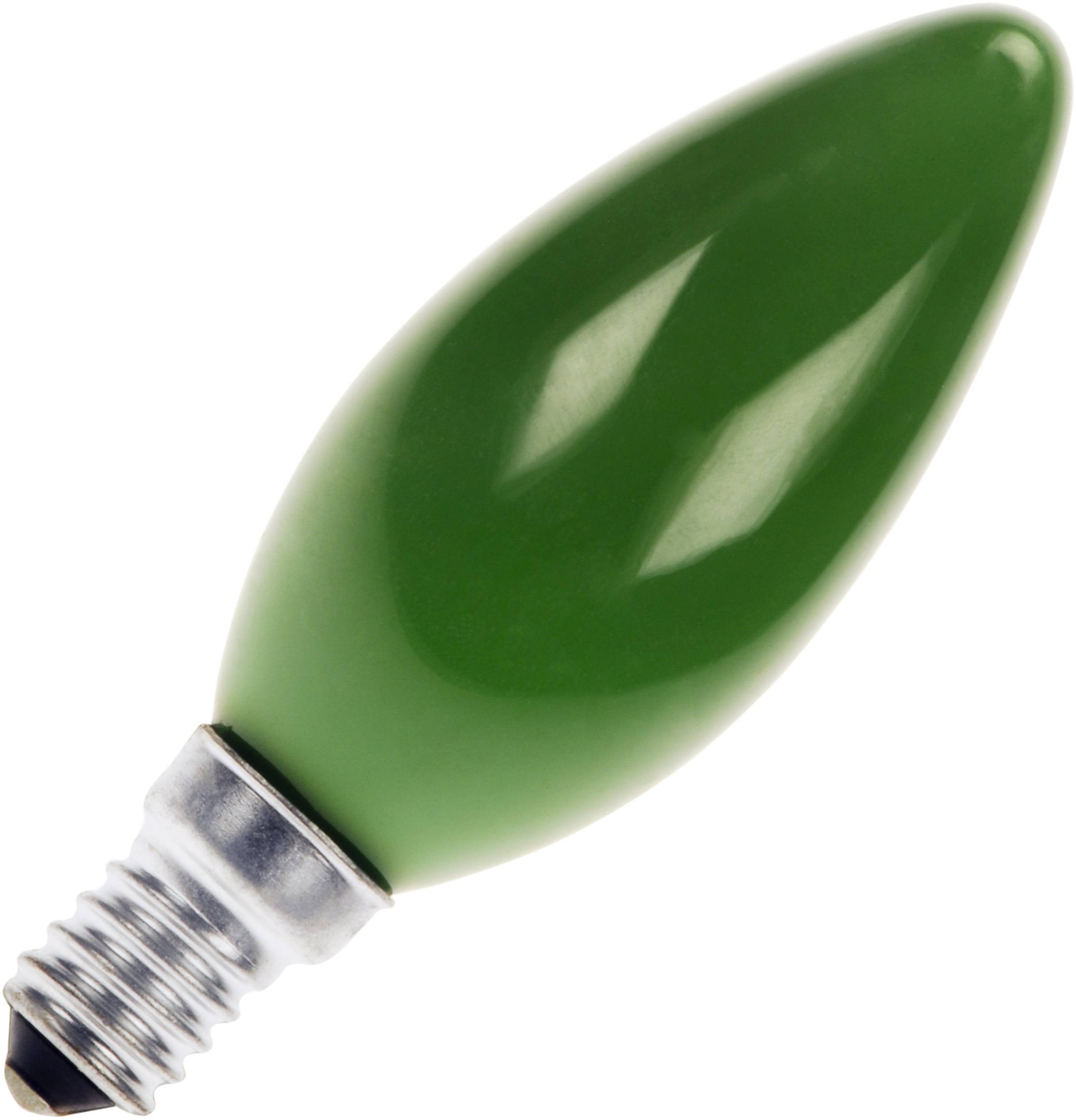 Gloeilamp Kaarslamp | Kleine fitting E14 | 25W Groen
