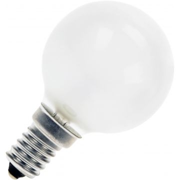 Gloeilamp | Kleine fitting E14 | Kogellamp | Mat | 45mm | 15W