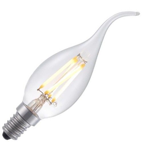 SPL | LED Kaarslamp met tip | Kleine fitting E14  | 4W Dimbaar