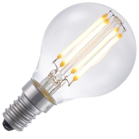 SPL LED Filament Kogellamp | 4W Kleine fitting E14 | Dimbaar