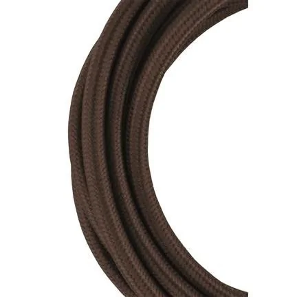 Bailey stoffen kabel 3-aderig bruin 3m