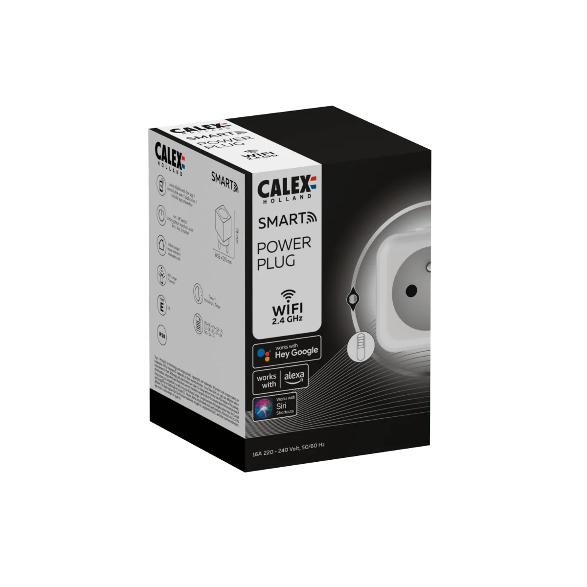 Calex | Smart | Connect Powerplug | BE/FR Plus | 16A