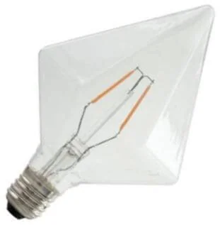 Bailey | LED Lamp Piramide | Grote fitting E27 Dimbaar | 2W (vervangt 25W)