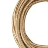 Bailey stoffen kabel 2-aderig metallic champagne 3m