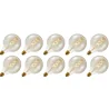 Lighto | LED filament | Grote fitting E27 | Globelamp | Goud | 125mm | 5W | 10 stuks