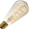 Lighto | LED filament | Grote fitting E27 | Edison lamp | Goud | 64mm | 4W