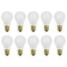 Gloeilamp | Grote fitting E27 | Standaardlamp | Mat | 55mm | 75W