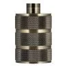 Bailey fitting alu grid E27 brons antiek