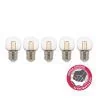 Bailey | 5x LED Kogellamp | Grote fitting E27 | 2W