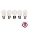 Bailey | 5x LED Kogellamp | Grote fitting E27 | 2W