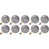 Lighto | LED filament | Grote fitting E27 | Globelamp | Goud | 125mm | 5W | 10 stuks