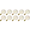 Lighto | LED filament | Grote fitting E27 | Globelamp | Goud | 95mm | 5W | 10 stuks