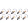 Lighto | LED filament | Grote fitting E27 | Kogellamp | Helder | 45mm | 4W | 10 stuks