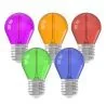 Calex | 5x LED Kogellamp | Grote fitting E27 | 1W
